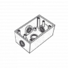Rr2747 Rawelt Caja Condulet FS De 1 25.4 Mm Con Cuatro Boc