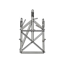 Rsb10 Rohn Base Corta Para Seccion 10 Para Torres Autosoport
