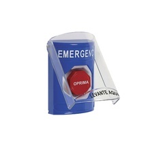 Ss24a2emes Sti Boton De Emergencia En Espanol Con Tapa Prot