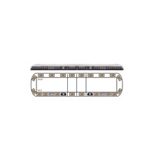 Vtg60a Ecco Torreta ambar De 60 Vantage 20 LED 2 Luces De