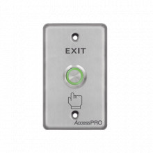 APBIVC Accesspro Boton de aro iluminado color verde/ IP65 Ac