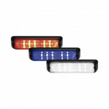 CD3766RBC Code 3 Luz de tablero y cubierta rojo / azul luce