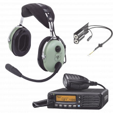 Ica120kit Icom Kit Radio Movil Aereo Icom Con Auricular Davi