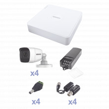 Kevtx8t4bga Epcom KIT TurboHD Con Audio 1080p / DVR 4 Canale
