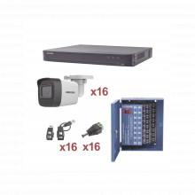 Kh1080p16bw Hikvision KIT TurboHD 1080p / DVR 16 Canales / 1