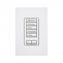 Rrdw5brlwh Lutron Electronics Teclado Seetouch 5 Botones 2