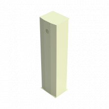 119G795MX Syscom Gabinete Color Beige Para Barrera Came / Co