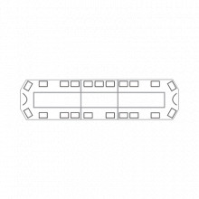 2147MATRIXDC135836 Code 3 Torreta 47 Serie 21 con 204 LEDs