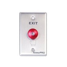 Apbrrl Accesspro Boton Redondo Color Rojo Con LED botones de