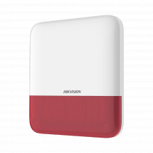 Dsps1ewbr Hikvision Sirena Inalambrica Con Estrobo Rojo Para