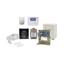 Forcelitekit Pima Kit De Alarma Con Sensores Cableados Cone