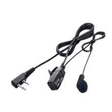 Hm128l Icom Audifono / Microfono Con Broche Para La Solapa m