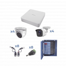 Kestxlt4b4dw Epcom KIT TurboHD 720p / Incluye DVR 8Ch / 4 Ca
