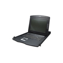 Kvm21008m Planet Monitor Con Teclado Y Trackpad KVM Para Rac
