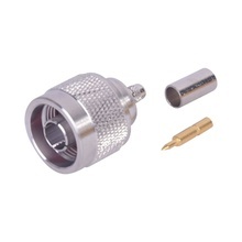 Rfn1005c1 Rf Industriesltd Conector N Macho Coaxial De Anil