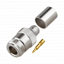 Rp1028i Rf Industriesltd Conector N Hembra Inverso De Anill