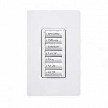 Rrdw7bwh Lutron Electronics Teclado Seetouch 7 Botones Prog
