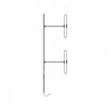 SD212SF2P2SNM Sinclair Antena SINCLAIR de 2 Dipolos 138-174