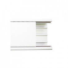 Tek100 Thorsman Canaleta Con Tapa En Color Blanco De PVC Aut