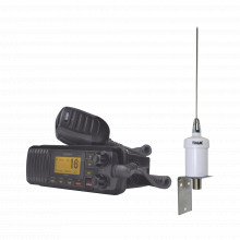 Um385bkkit Uniden Kit De Radio UM385BK Antena Marina 1600H