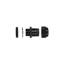 563ng9512 Syscom Conector Glandula Negro PG-9.9 Mm Para Exte