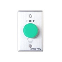 Apbhv Accesspro Boton Tipo Hongo Color Verde / NO NC COM b