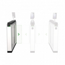 DSK3B801LMPGDP65 HIKVISION torniquetes de medio cuerpo