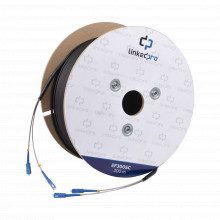 Ef300sc Linkedpro Carrete De Fibra Optica Monomodo Con Conec