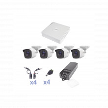 Kestxlt4bw Epcom KIT TurboHD 720p / DVR 4 Canales / 4 Camara