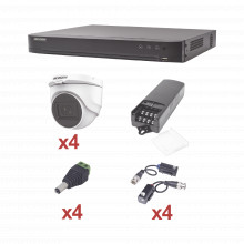 Kh1080p4dw Hikvision KIT TurboHD 1080p / DVR 4 Canales / 4 C