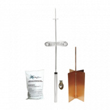 KITDIPOLOBASIC Total Ground Kit Basico de Pararrayo con Punt