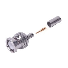 Rfb11062 Rf Industriesltd Conector BNC Macho De Anillo Pleg