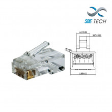 SBT1610005 SBE TECH SBETECH PLUGRJ45C6- Conector plug R