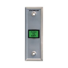 Sd7103gcpeq Enforcer Secolarm Boton De Salida De Placa Angos
