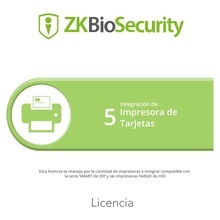 Zkbscp5 Zkteco Licencia Para ZKBiosecurity Para Integracion