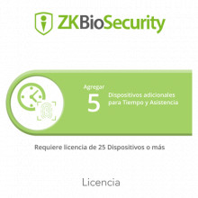 ZKBSTA5ADD ZKTECO tiempo y asistencia