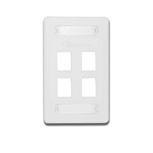 10gmxfps0402b Siemon Placa De Pared Modular 10G MAX De 4 Sal