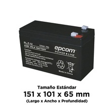 Pl712 Epcom Powerline Bateria AGM / VRLA / 12 Vcd / 7 Ah / T