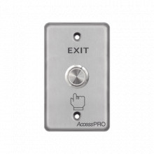APBSMC Accesspro Boton de cabeza plana /Exterior IP65 Acceso