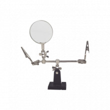 Ep390 Epcom Powerline Soporte Con Lupa Y Dos Brazos Con Clip