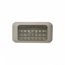 EW0240 Ecco Luz rectangular blanca calida para interiores ve