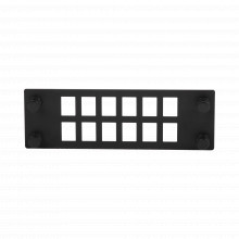 Fponeap12 Panduit Placa Para 12 Adaptadores De Fibra Optica
