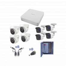 Kestxlt4bw4ew Epcom KIT TurboHD 720p / DVR 8 Ch / 4 Camaras