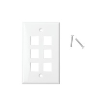 Lpfp20 Linkedpro Placa De Pared De 6 Puertos Keystone Colo