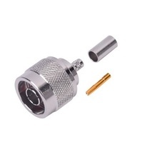 Rp1005c Rf Industriesltd Conector N Macho Inverso De Anillo