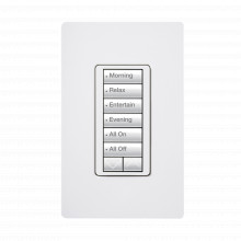 Rrdw6brlwh Lutron Electronics Teclado Seetouch 6 Botones 2