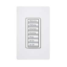 Rrdw7bwh Lutron Electronics Teclado Seetouch 7 Botones Prog