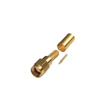 Rsa30001c1 Rf Industriesltd Conector SMA Macho De Anillo Pl
