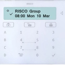 RSC109025 RISCO RISCO RPKEL0WT000A - Teclado blanco elegante