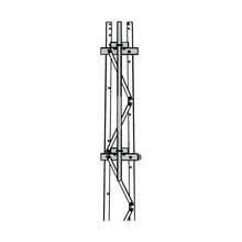 Trystfmu37 Trylon Mastil 2-3/8 X 1.8 M Para Montaje En Cara